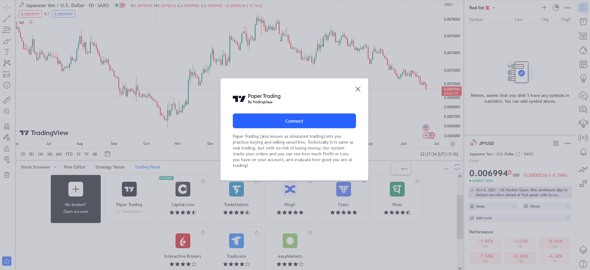 Paper Trading Simulator